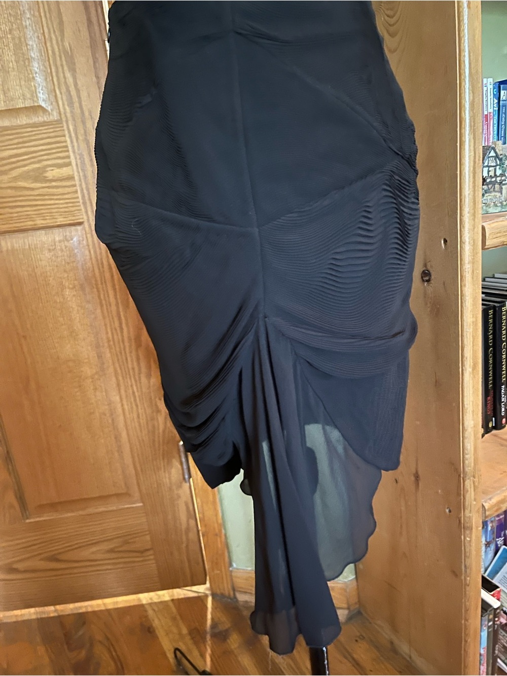 Stella McCartney Black silk chiffon skirt - Picture 7 of 8